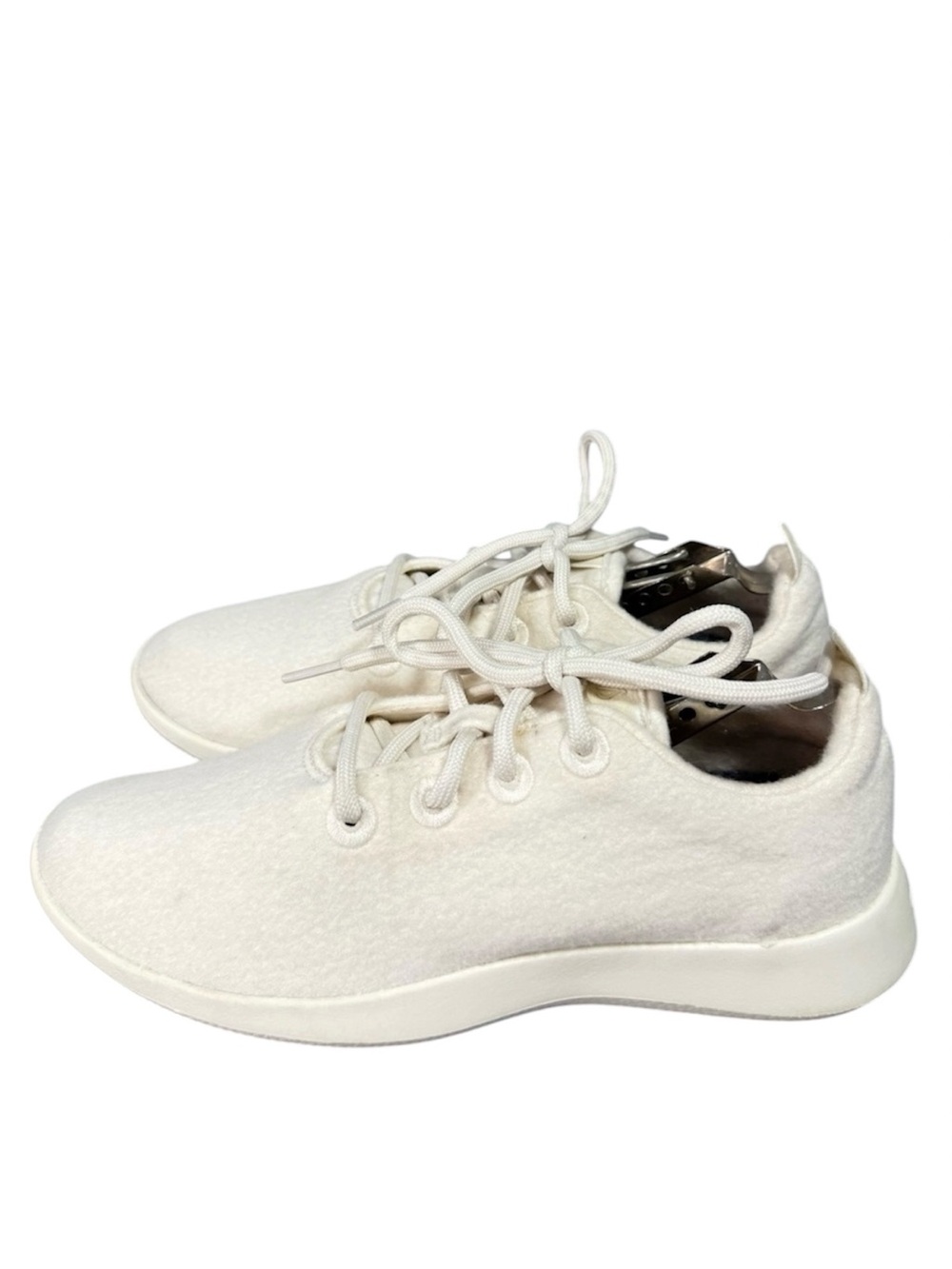 Allbirds Natural White Merino Wool Lace-Up Wool Runners